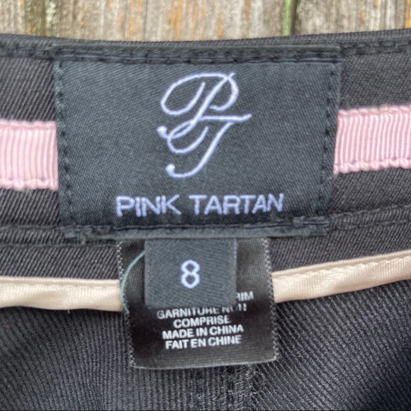 Pink Tartan black pants size 8 - Picture 6 of 9